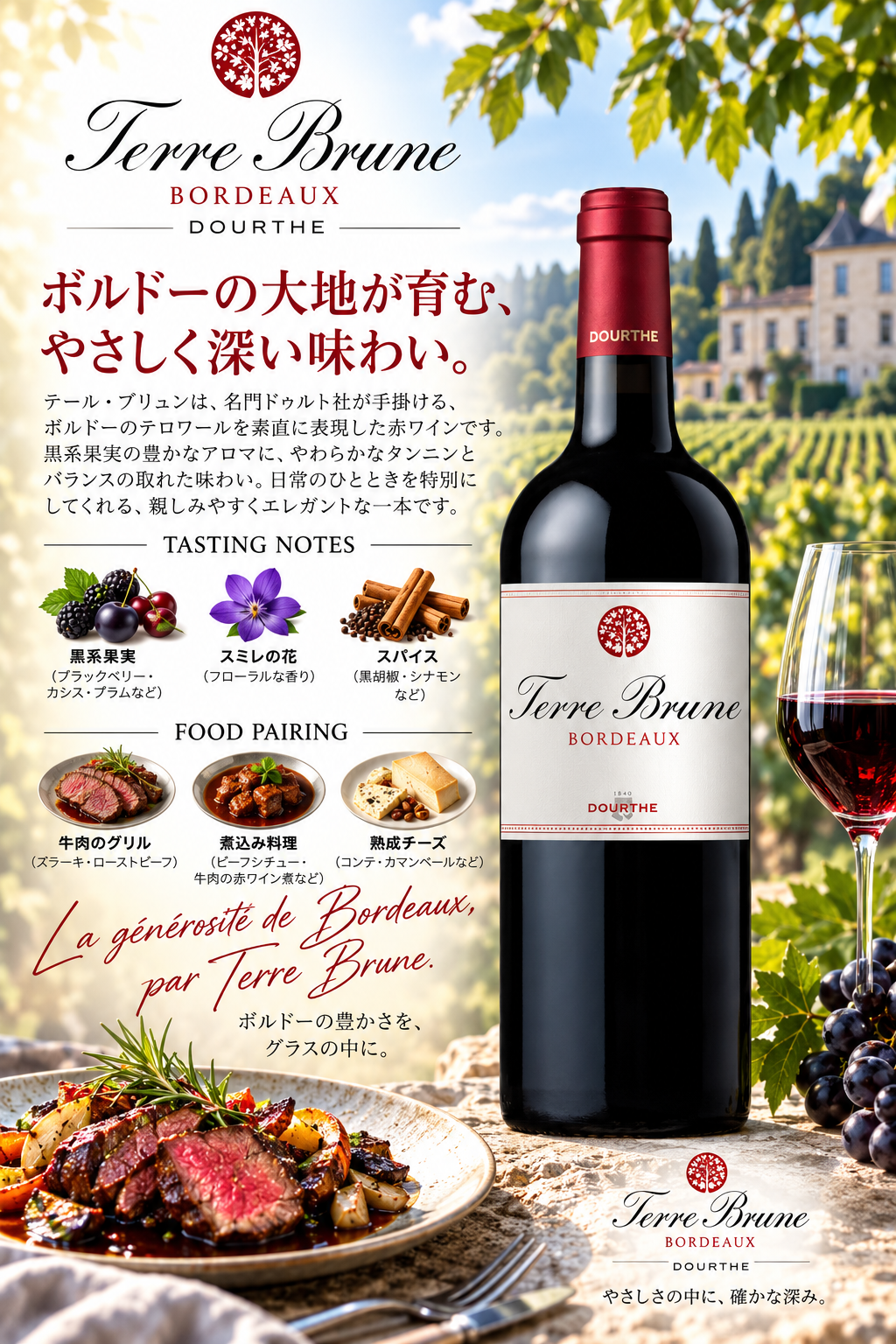 ドゥルト テール・ブリュンヌ 2022 750ml Terre Brune