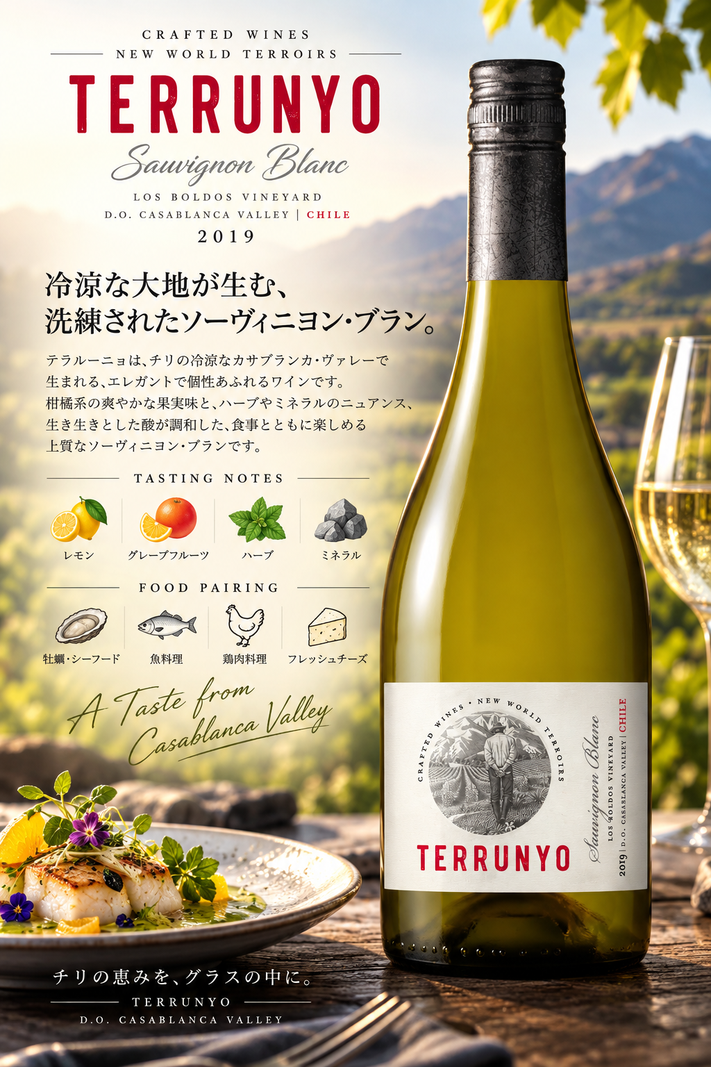 コンチャ・イ・トロ テルーニョ ソーヴィニヨン・ブラン 2023 750ml Terrunyo Sauvignon Blanc