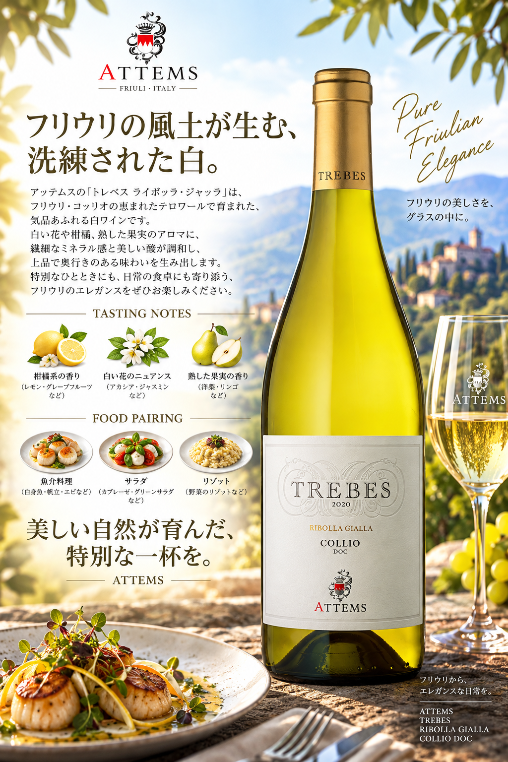 アテムス トレベス 2022 750ml Trebes