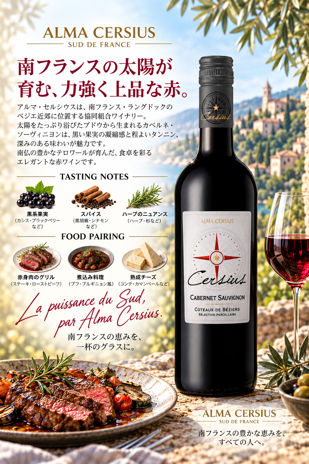 アルマ・セルシウス セルシウス カベルネ・ソーヴィニヨン 2024 750ml Cersius Cabernet Sauvignon