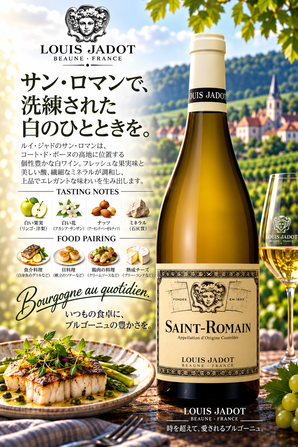 ルイ・ジャド サン・ロマン ブラン 2023 750ml Saint-Romain Blanc