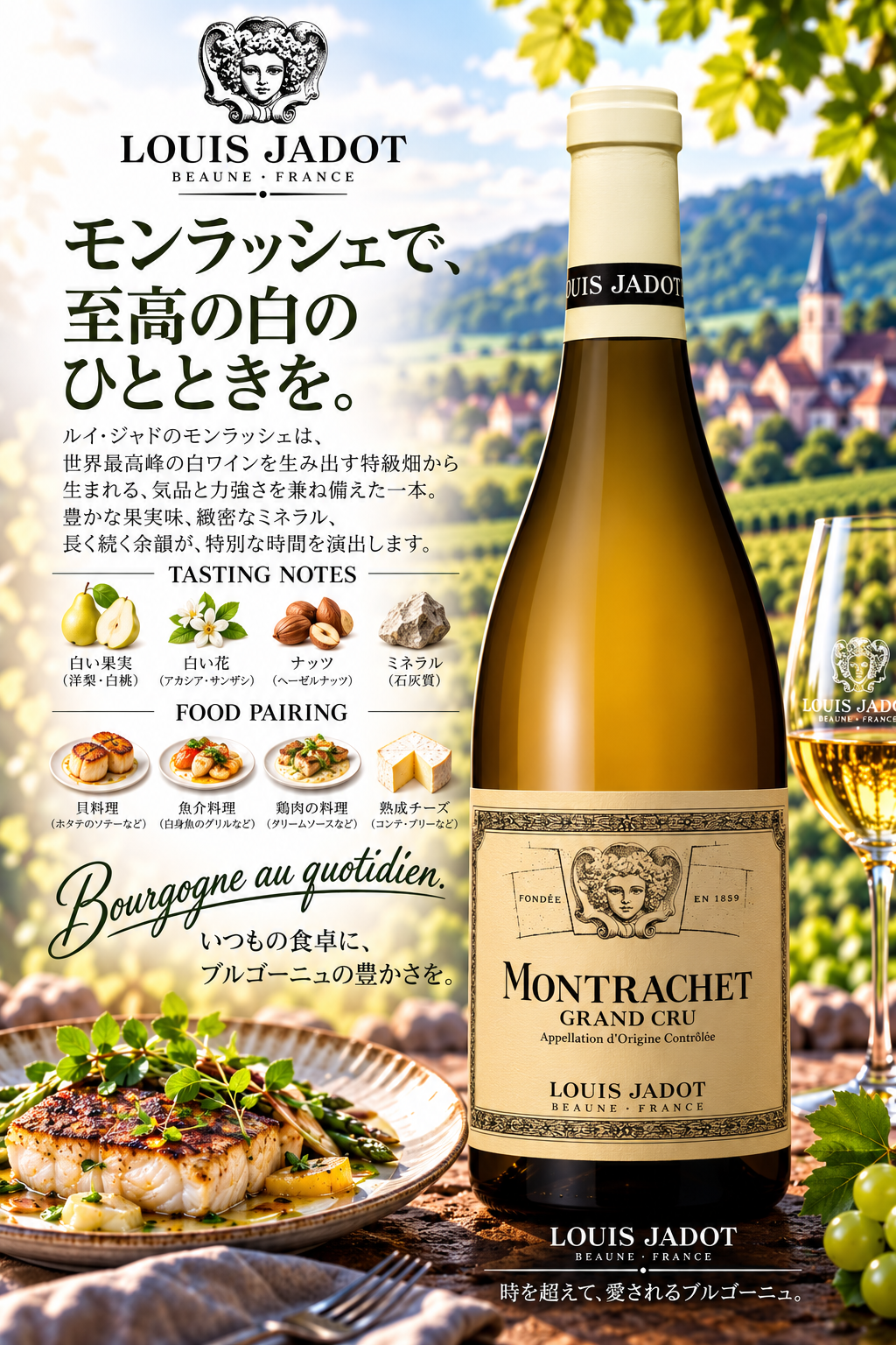 ルイ・ジャド モンラッシェ グラン・クリュ 2023 750ml Montrachet Grand Cru