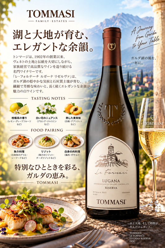 トンマージ　レ・フォルナーチ　ルガーナ　リゼルヴァ　２０１９　７５０ｍｌ Le Fornaci Lugana Riserva