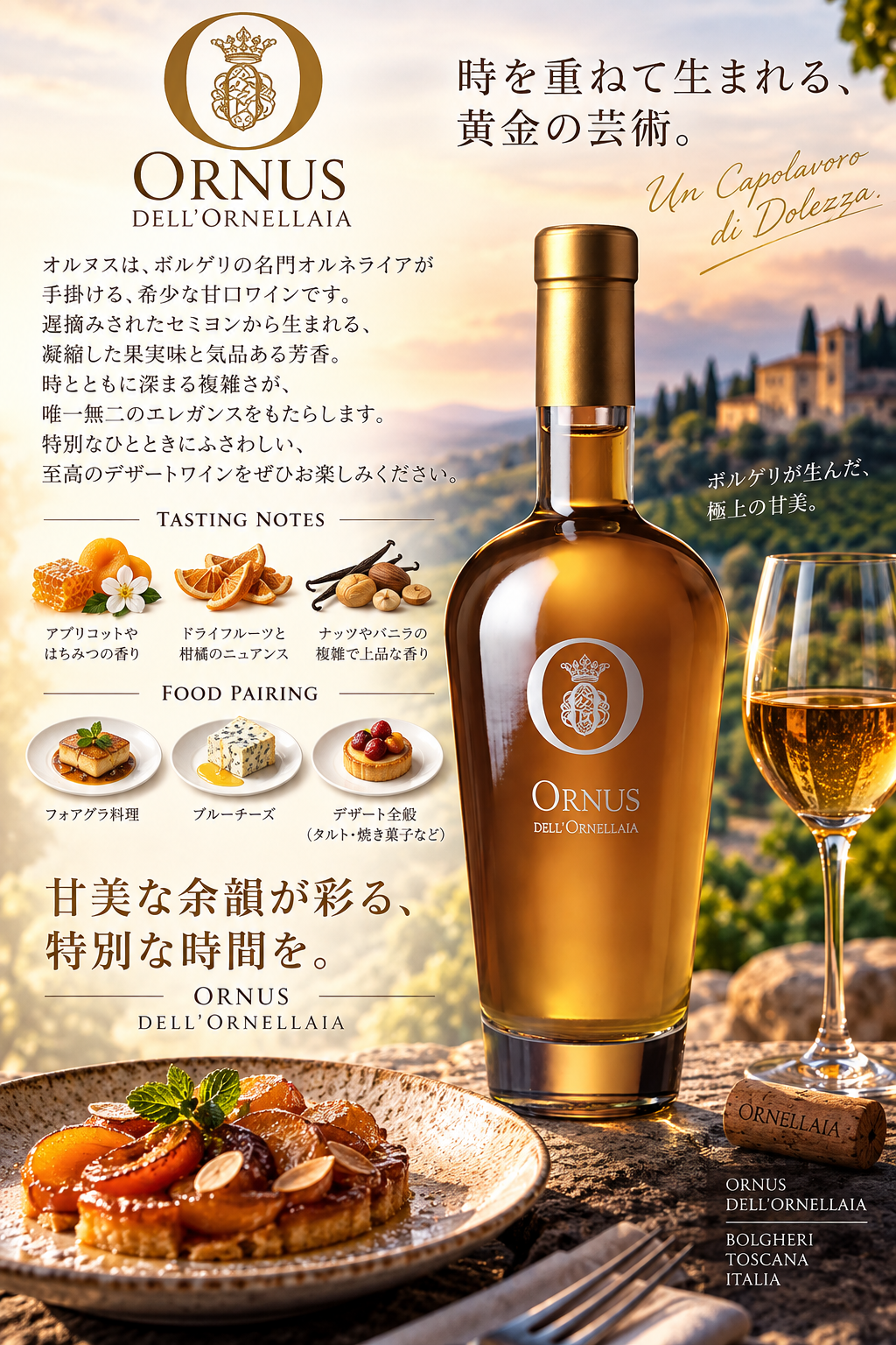 オルネッライア　オルヌス　２０１３　３７５ｍｌ Ornus dell'Ornellaia