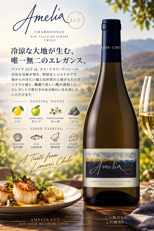 コンチャ・イ・トロ　アメリア　シャルドネ　２０２４　７５０ｍｌ Amelia Chardonnay