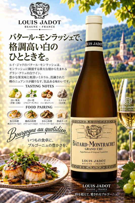 ルイ・ジャド　バタール・モンラッシェ　グラン・クリュ　２０２３　７５０ｍｌ Batard Montrachet Grand Cru