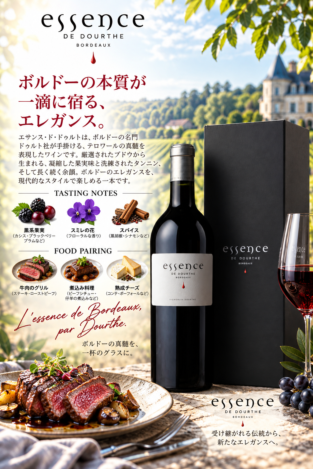 ドゥルト　エサンス・ド・ドゥルト　２０１４　７５０ｍｌ Essence de Dourthe