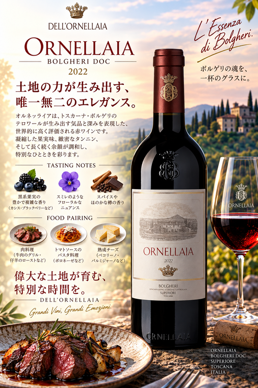 オルネッライア　オルネッライア　２０２３　７５０ｍｌ Ornellaia