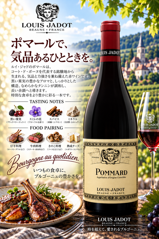 ルイ・ジャド　ポマール　２０２２　７５０ｍｌ Pommard