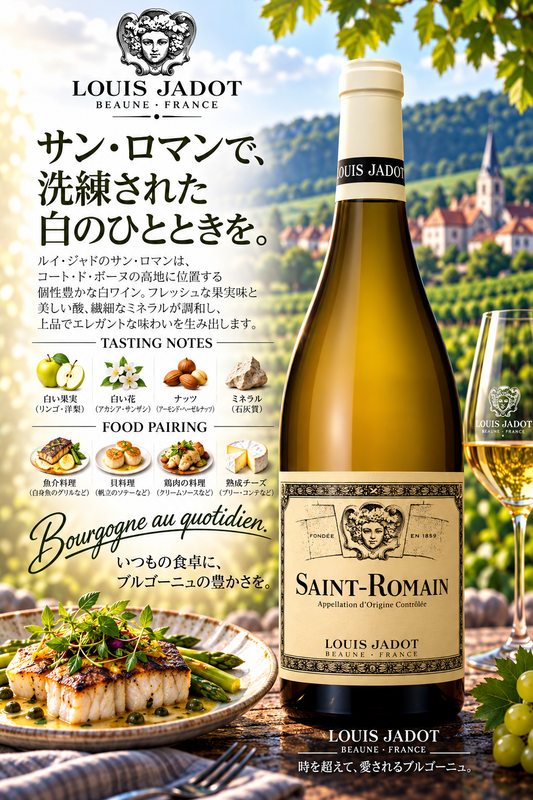 ルイ・ジャド　サン・ロマン　ブラン　２０２３　７５０ｍｌ Saint-Romain Blanc