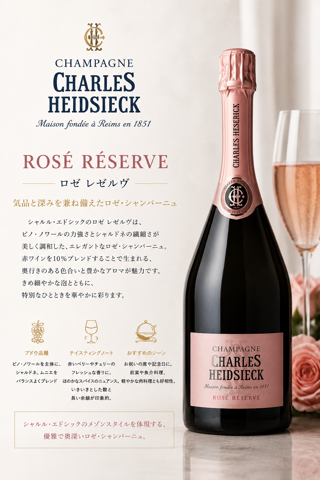 シャルル・エドシック ロゼ レゼルヴ