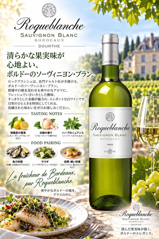 ドゥルト　ロックブランシュ　２０２３　７５０ｍｌ Roqueblanche